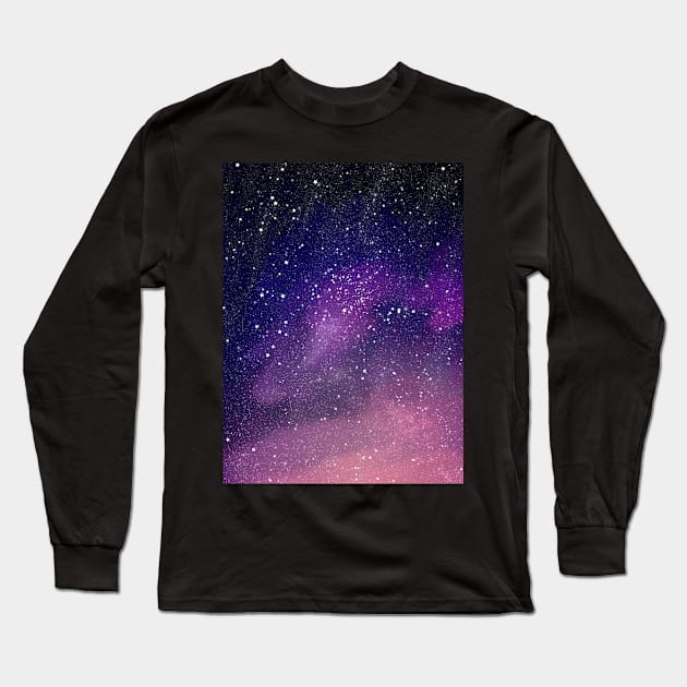 Cute stats space design Long Sleeve T-Shirt by Yarafantasyart